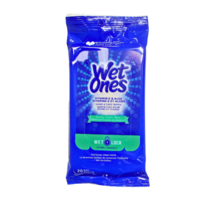 Wet Ones Vitamin E & Aloe Wipes 20Pack