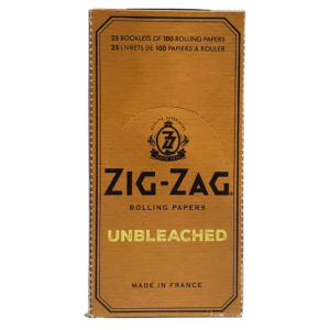 ZIG ZAG Unbleached 25ct (Brown)