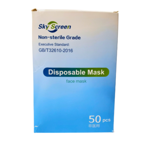 Sky Screen Disposable Face Mask 50ct