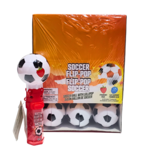 Soccer Flip-Pop Lollipop 12x10g
