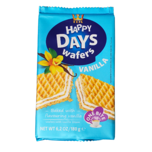 Happy Days Wafers Vanilla 180g