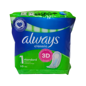 Always Classic 1 Standard 10pads (Green)