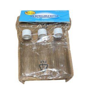 Refillable Clear Bottles 3pk (CLEARANCE)