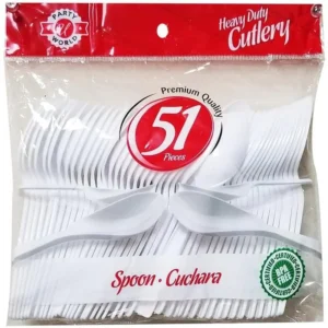 Plastic Spoons 51pcs