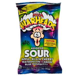 Warheads Assorted Sour Mega 92g