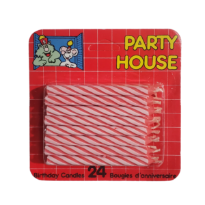 Birthday Candles Single Color 24pack