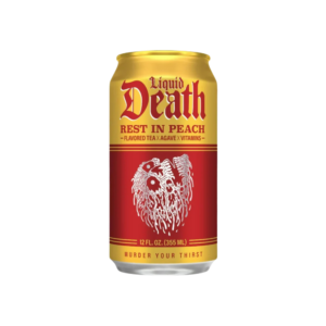 Liquid Death Rest In Peach 4x6x355ml