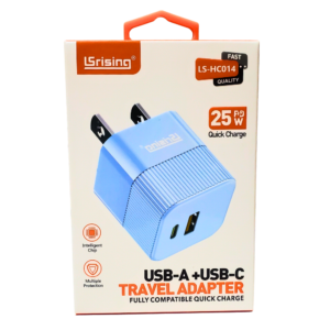 LSrising USB-A + USB-C Adaptor