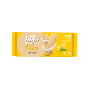 Lago Poker Lemon Wafer 150g