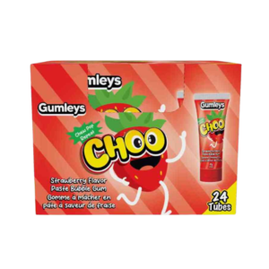 Gumleys Choo Tube Strawberry 24ct