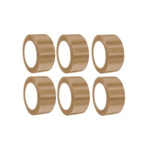 Packing Tape 6 Pack Brown