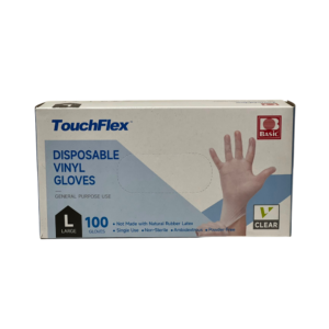 TouchFlex Vinyl Gloves Large 100ct