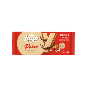 Lago Poker Hazelnut Wafer 150g