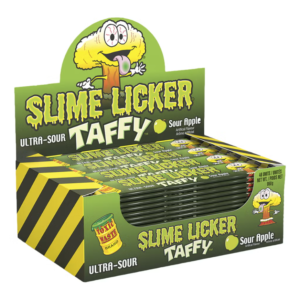 Toxic Waste Slime Licker Taffy Sour Apple 48x20g
