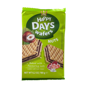 Happy Days Wafers Nuts 180g