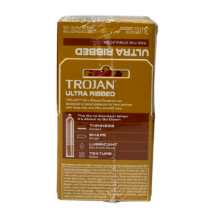 Trojan Ultra Ribbed 3pck 6ct