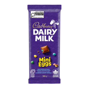 Cadbury BAR Big 180g Big Dairy Milk Mini Eggs
