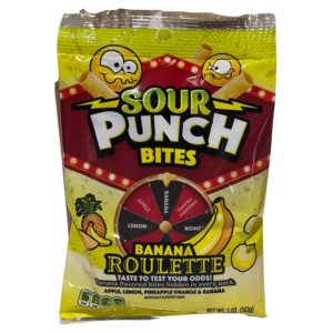 Sour Punch Bites Banana Roulette 142g