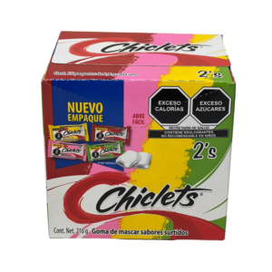 Chiclets 2 - Pack Gums Assorted Flavored 75ct