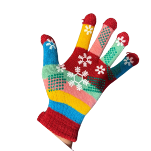 Winter Lady Gloves Snowflakes