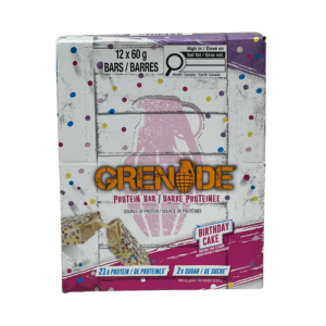 Grenade Protein Bars Birthday Cake 12X60g