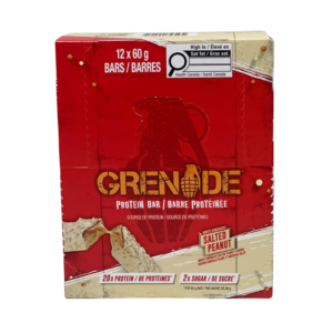 Grenade Protein Bars Salted Peanut  12X60g