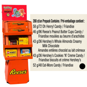 Hershey's Chocolate 288ct Display